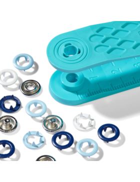 Zestaw zaciskacz + springi jersey PRYM - Love - 8 mm - 390702 - 21szt./opak.