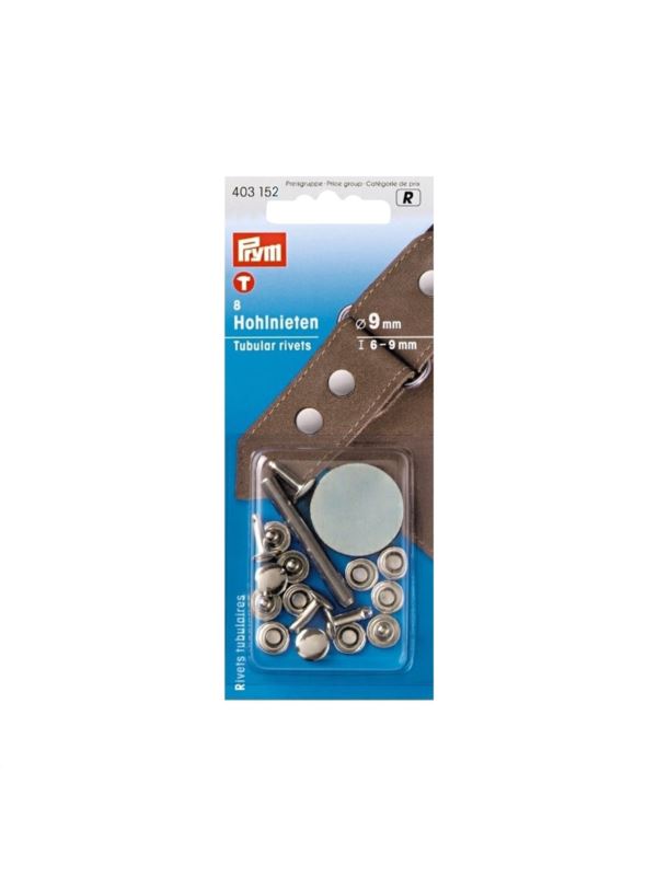 Nity kaletnicze PRYM - 6-9 mm - 403152 - 8szt./opak.