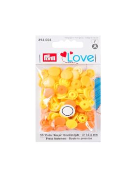 Napy plastikowe mix PRYM - Love - 12,4 mm - 393004 - 30szt./opak.