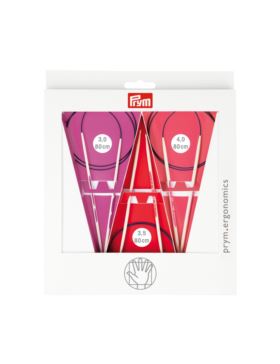 Zestaw ergonomicznych drutów na żyłce PRYM - 3,00-4,00 x 80 cm - 215000