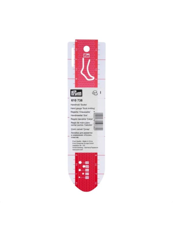 Linijka do skarpet PRYM - 20 cm - 610738