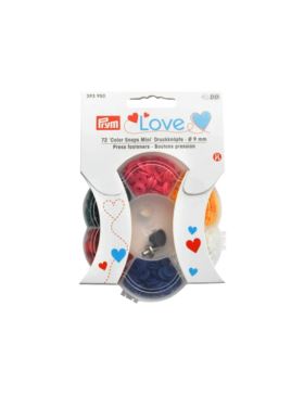 Zestaw nap plastikowych w pudełku PRYM - Love - 9 mm - 393950 - 72szt./opak.