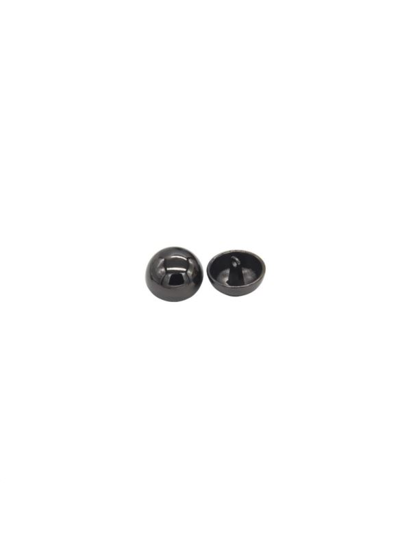 Guziki metalowe na nóżce - 23 mm (36L) - grafitowe - GZ-205 (04055) - 10szt./opak.
