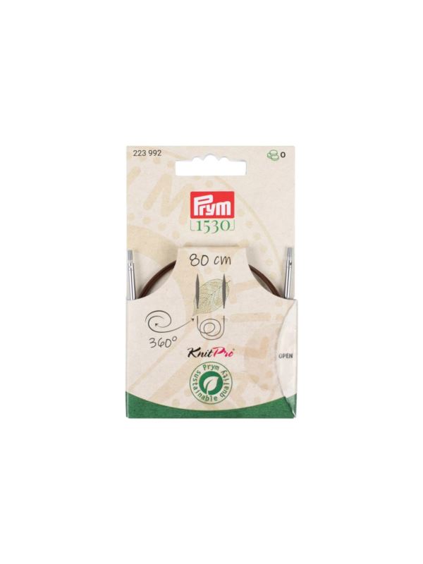 Żyłka wymienna obrotowa do drutów naturalnych PRYM - KnitPro - 80 cm - 223992