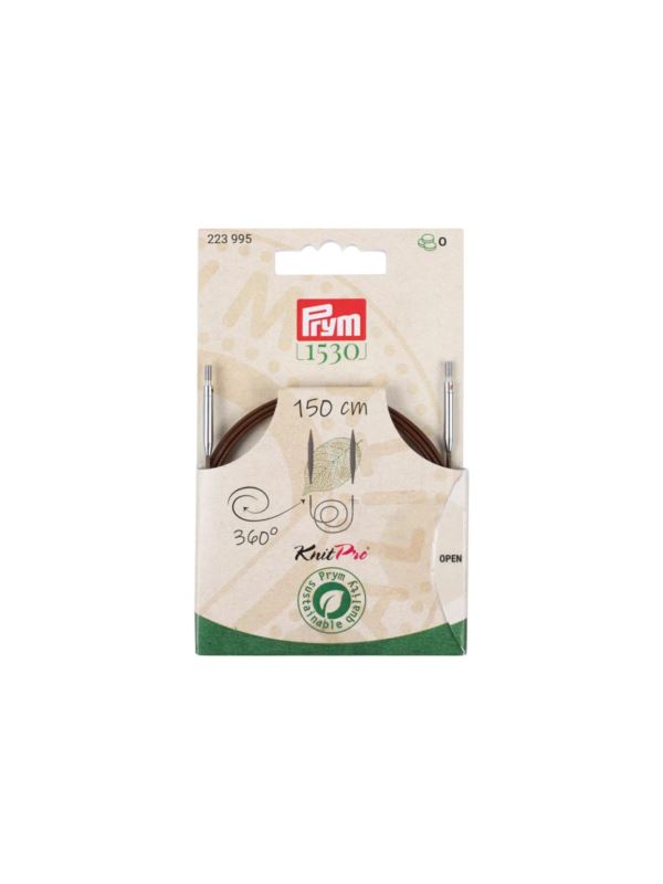 Żyłka wymienna obrotowa do drutów naturalnych PRYM - KnitPro - 150 cm - 223995