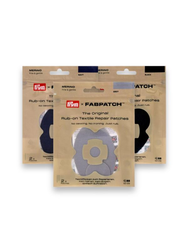 Łaty samoprzylepne PRYM x FabPatch - Merino - 2szt./opak.
