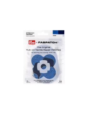 Łaty samoprzylepne PRYM x FabPatch - Stretch Design - jeans - 921013 - 3szt./opak.