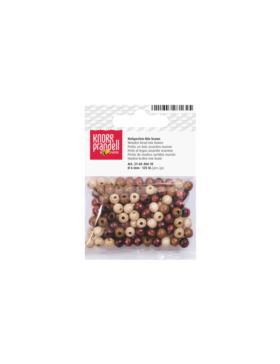 Koraliki drewniane KNORR PRANDELL - 6 mm - 125szt./opak.