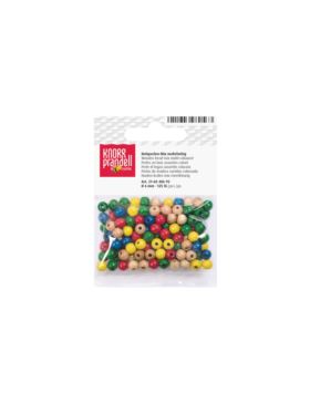 Koraliki drewniane KNORR PRANDELL - 6 mm - mix - 6040695 - 125szt./opak.