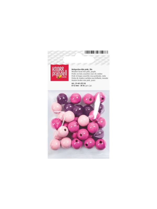 Koraliki drewniane KNORR PRANDELL - 12 mm - 30szt./opak.