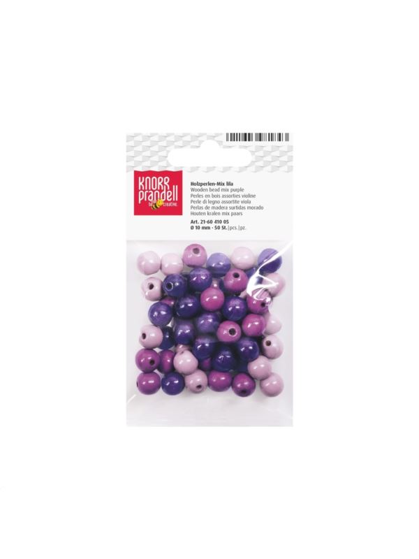 Koraliki drewniane KNORR PRANDELL - 10 mm - 50szt./opak.