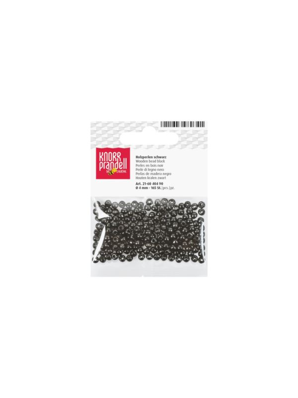 Koraliki drewniane KNORR PRANDELL - 4 mm - 165szt./opak.